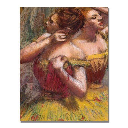 Trademark Fine Art Edgar Degas 'Two Dancers' Canvas Art, 18x24 BL0961-C1824GG